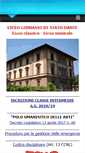 Mobile Screenshot of liceoclassicodante.fi.it